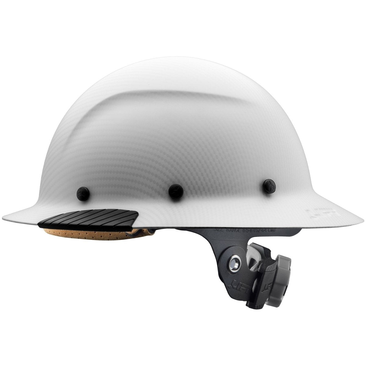 DAX White Carbon Full Brim Hard Hat - Gorvex.com