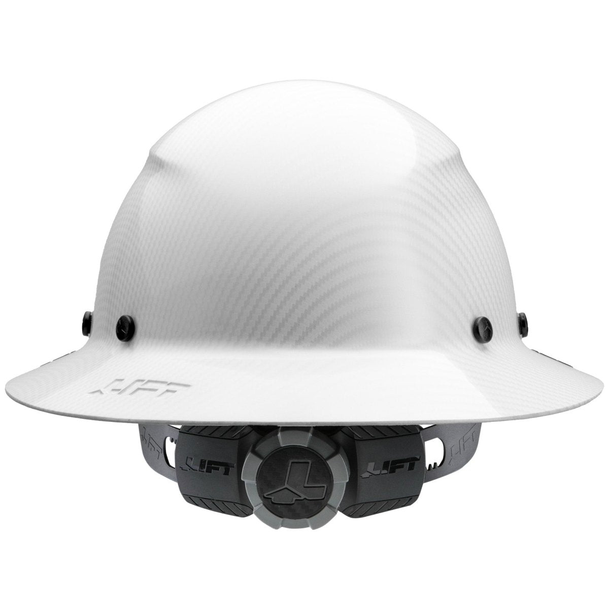 DAX White Carbon Full Brim Hard Hat - Gorvex.com