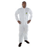 DEFENDER II™ Microporous Coverall - Elastic Waist, Wrist, Ankle + Hood, 1 case (25 pieces) - Gorvex.com