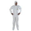 DEFENDER™ Microporous Coverall with Elastic Hood, Waist, Ankle + Boot, 1 case (25 pieces) - Gorvex.com