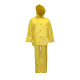 Defiance FR™ Three - Piece Rain Suit with Bib Pants & Detachable Hood - Gorvex.com