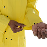 Defiance FR™ Two - Piece Rain Coat with Storm Fly Front and Snap Closure - Gorvex.com