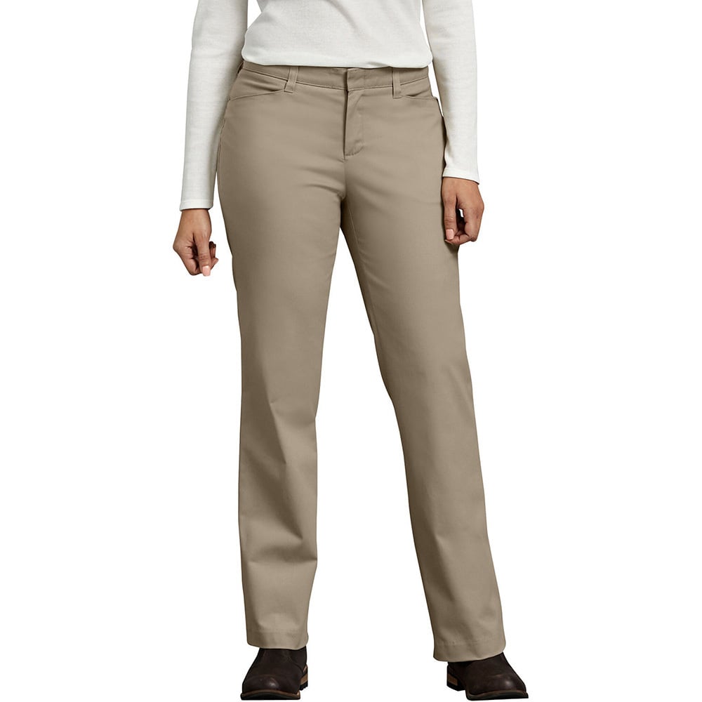 Dickies FP342 Ladies' Curvy Fit Straight Leg Stretch Twill Pant - Gorvex.com