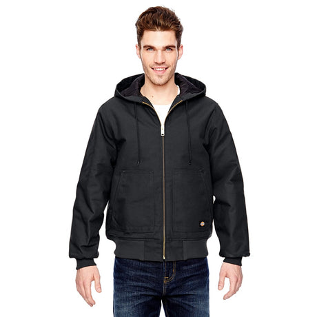 Dickies TJ718 Men's Hooded Rigid Duck Jacket - Gorvex.com