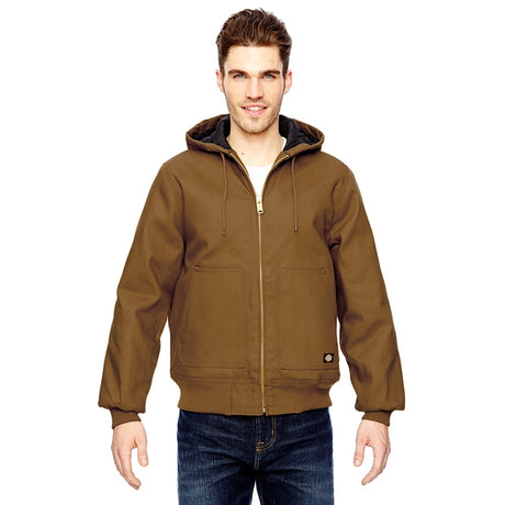 Dickies TJ718 Men's Hooded Rigid Duck Jacket - Gorvex.com