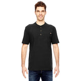 Dickies WS451 Heavyweight Short Sleeve Henley - Gorvex.com