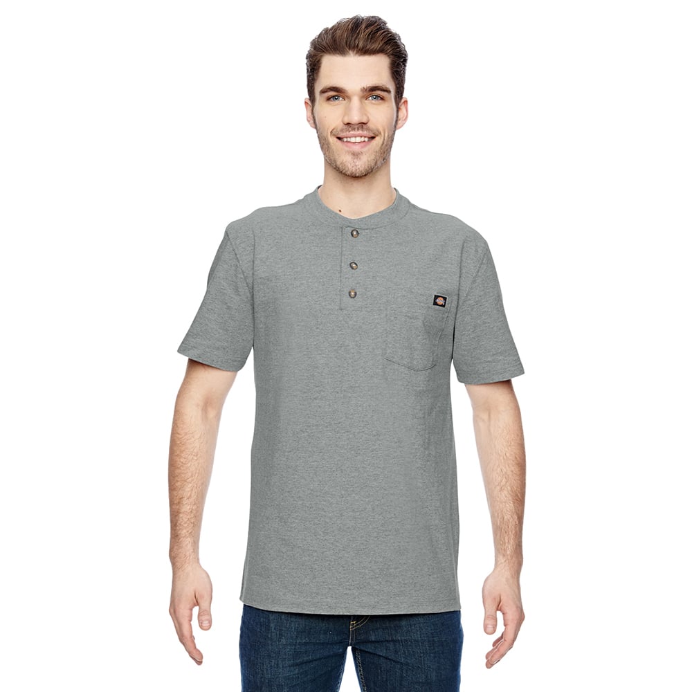 Dickies WS451 Heavyweight Short Sleeve Henley - Gorvex.com