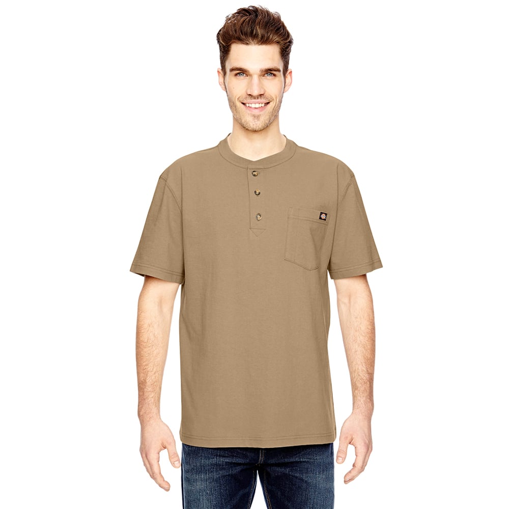 Dickies WS451 Heavyweight Short Sleeve Henley - Gorvex.com