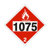 1075 Butane LPG Liquefied Petroleum Gas Propane - Class 2 DOT Placard