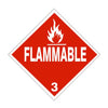 Flame Picto Flammable Liquid Blank - Class 3 Placard