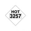 3257 Hot Asphalt - Class 9 Placard