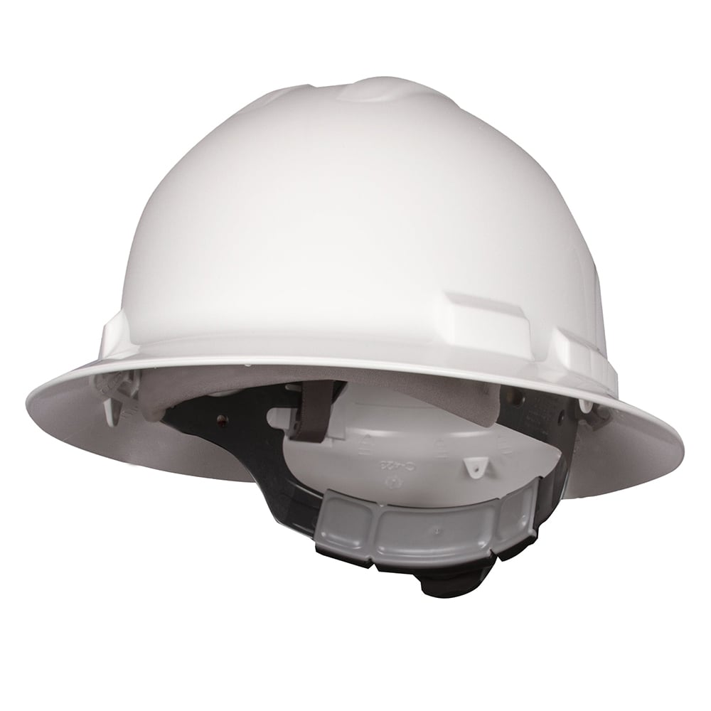 Duo Safety™ Full Brim Hard Hat with 4 Point Suspension - Gorvex.com