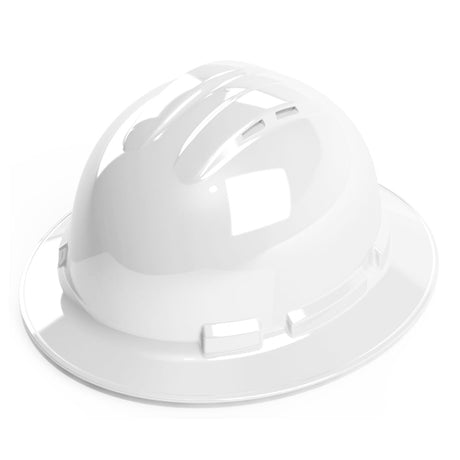 Duo Safety™ Vented Full Brim Hard Hat with 4 Point Suspension - Gorvex.com
