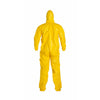 DuPont Tychem® 2000 QC122S Hooded Coverall with Attached Socks, 1 case (12 pieces) - Gorvex.com