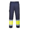 Portwest E049 Two-Tone Hi Vis Combat Pant with Patch Pockets