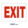 Exit Sign - Red on White - Gorvex.com