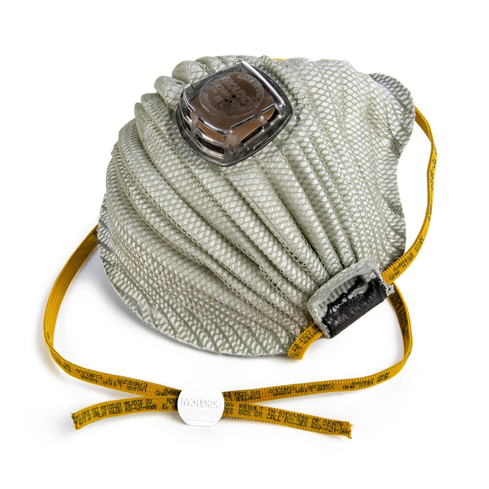 Moldex AirWave 4701N100 N100 Respirator + SmartStrap, 1 box (5 pieces)