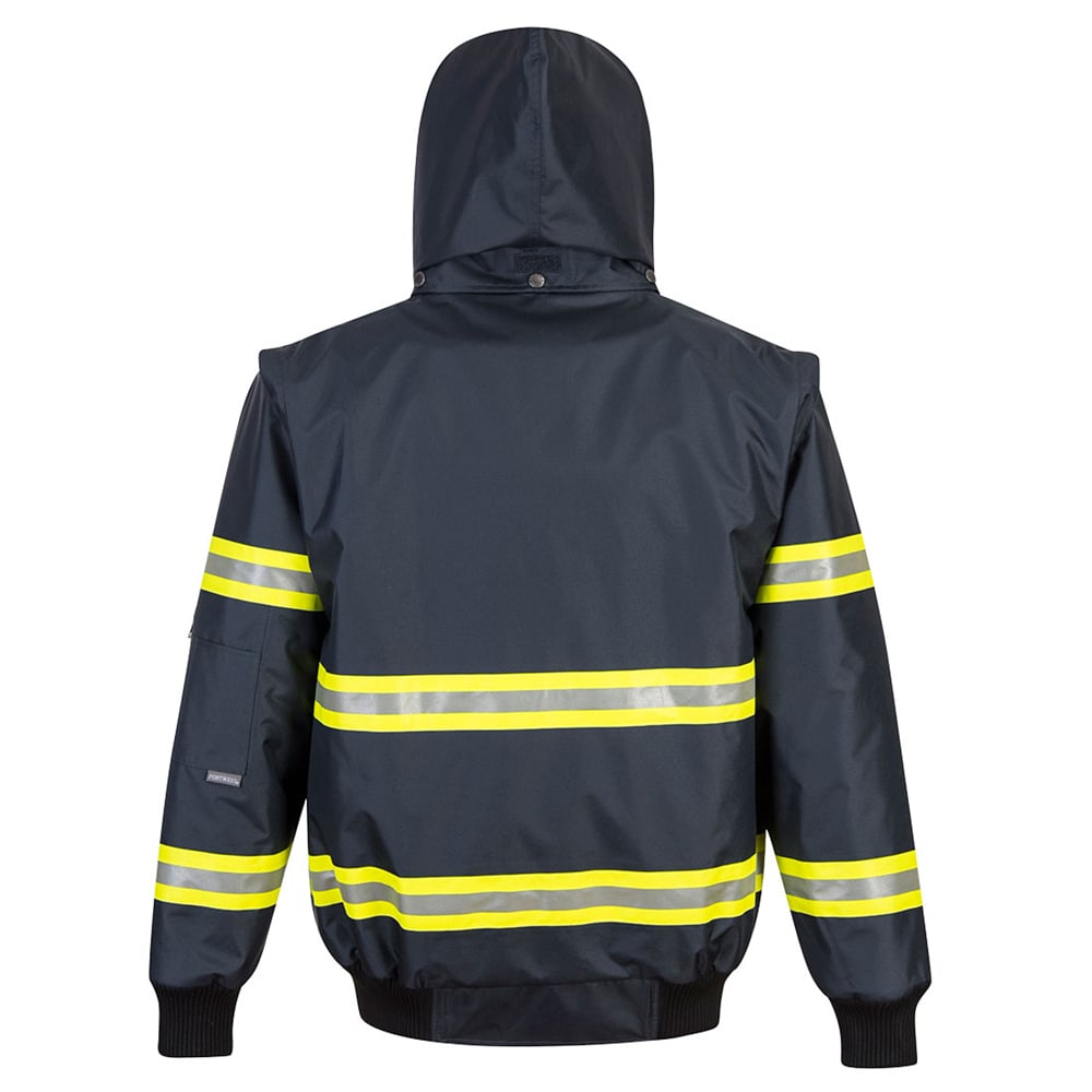 Portwest F126 Iona Enhanced Bomber Jacket with Detachable Hood