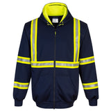 Portwest F130 Iona Xtra Enhanced Hoodie with Front Zipper Closure