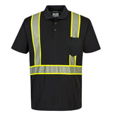 Portwest F140 Iona Plus Short Sleeved Polo Shirt with Side Vents