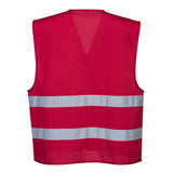 Portwest F374 MeshAir Iona Safety Vest with Hook & Loop Closure