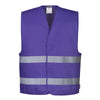 Portwest F474 Iona Enhanced Visibility Vest with Hook & Loop Closure