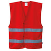 Portwest F474 Iona Enhanced Visibility Vest with Hook & Loop Closure