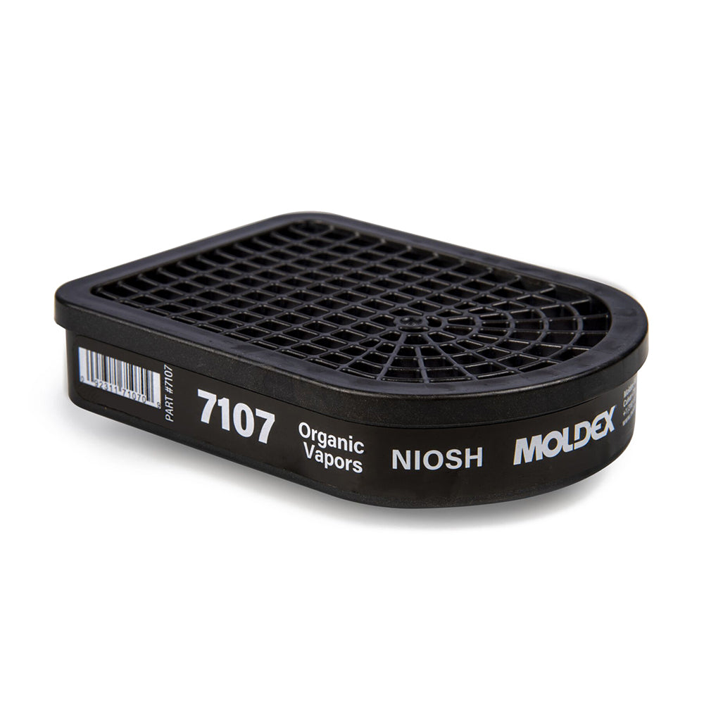 Moldex 7107 Organic Vapor Cartridge for 7000/7800/9000 Series, 1 pair