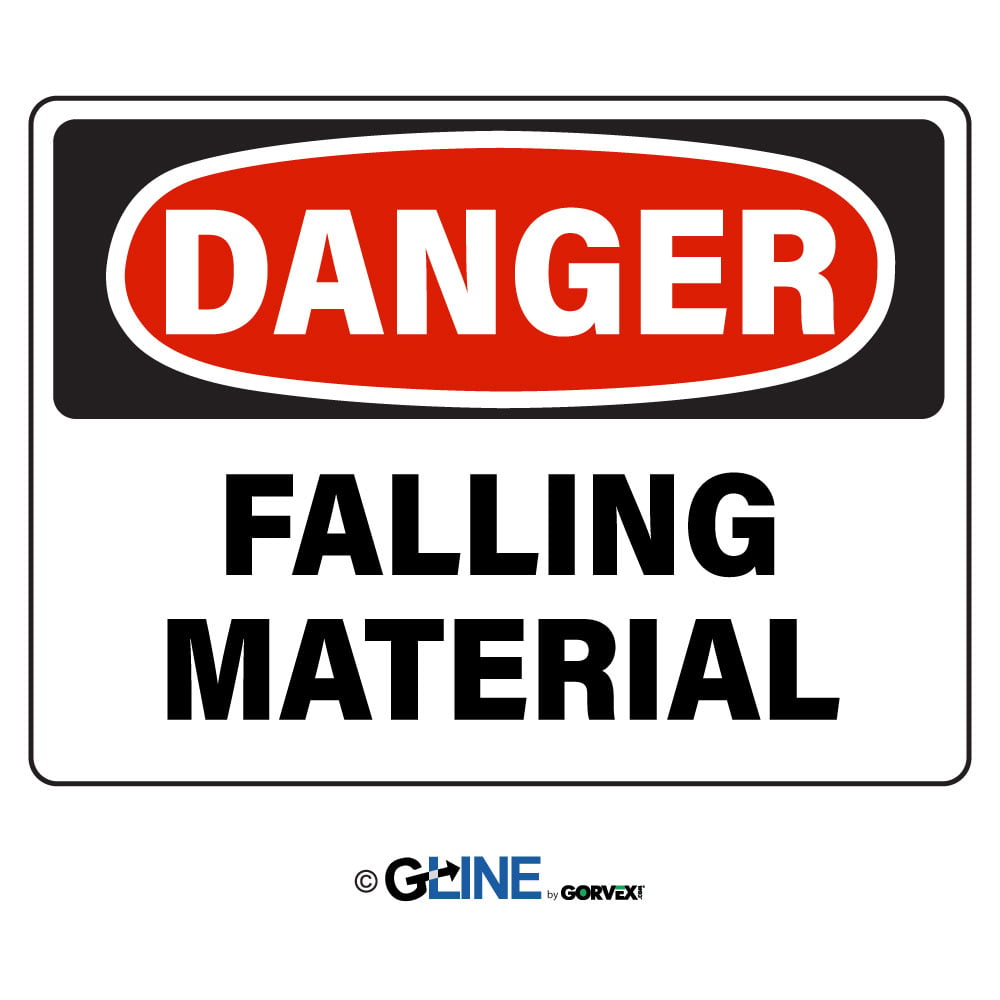 Material Fall Sign Falling Material - Danger Sign - Gorvex.com
