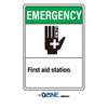 First Aid Station. First Aid Hand Picto - Emergency Sign - Gorvex.com