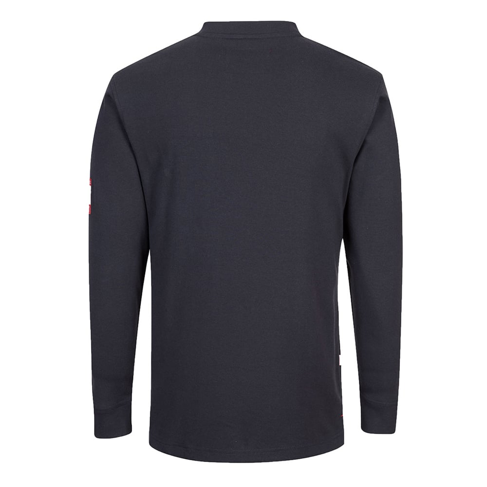 Portwest FR32 Anti-Static Henley T-Shirt with Button Placket Opening