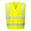 Portwest FR75 Series Hi Vis FR Solid Vest with Hook and Loop Closure