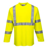 Portwest FR96 FR Hi Vis Long Sleeve T-Shirt with FR Reflective Tape