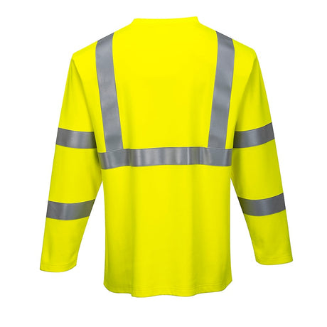 Portwest FR96 FR Hi Vis Long Sleeve T-Shirt with FR Reflective Tape