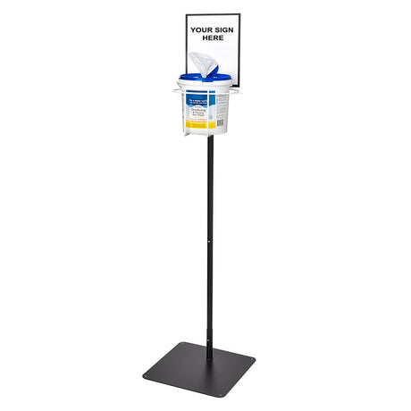 Free Standing 2 Gallon Bucket Rack with Sign - Gorvex.com