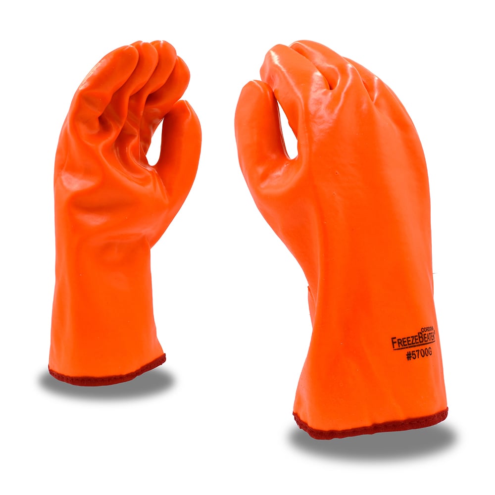 FreezeBeater® 12" Single - Dipped Smooth Foam Insulated PVC Gloves, 1 dozen (12 pairs) - Gorvex.com