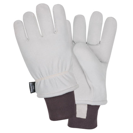 FreezeBeater® 3 - Layer Lined Deerskin Palm Glove with Knit Wrist, 1 pair - Gorvex.com