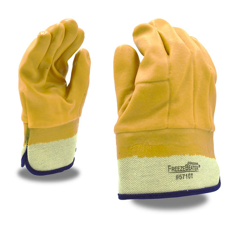 FreezeBeater® Double Dip Textured Insulated PVC Gloves/Safety Cuff, 1 dozen (12 pairs) - Gorvex.com