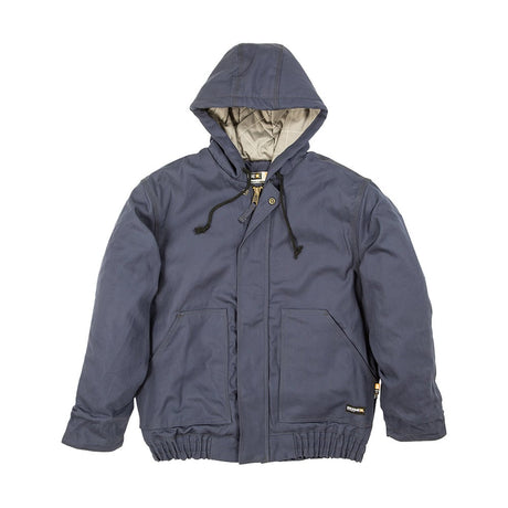 Berne FRHJ01 FR Duck Hooded Jacket with Snap-Button Storm Flap