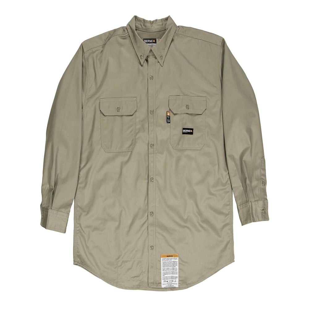 Berne FRSH10 FR Button-Down Work Shirt