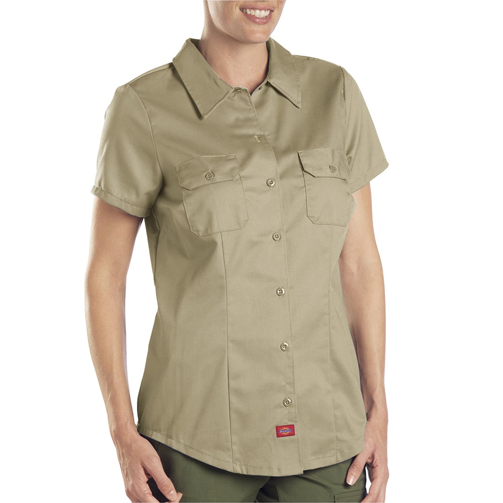 Dickies FS574 Ladies' Short Sleeve Work Shirt with Front Darts