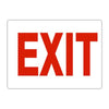 Exit Sign - Red on White
