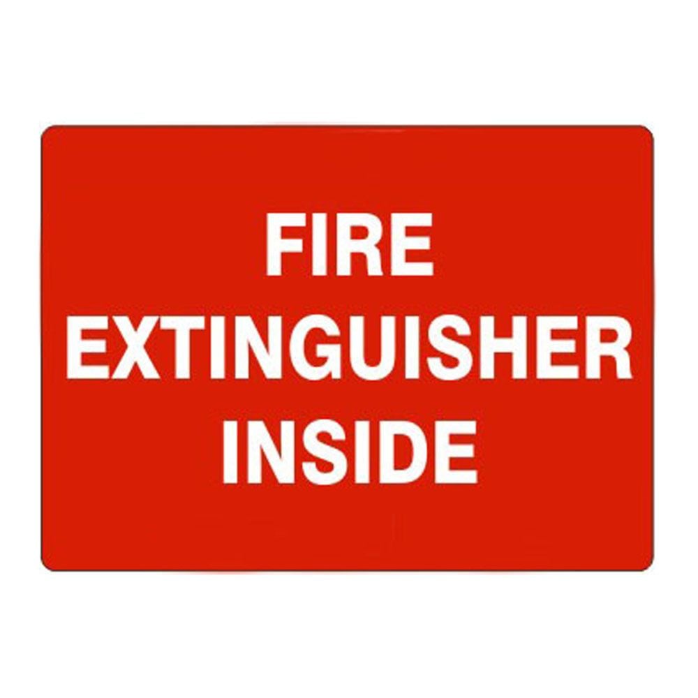 Fire Extinguisher Inside - Fire Protection Sign
