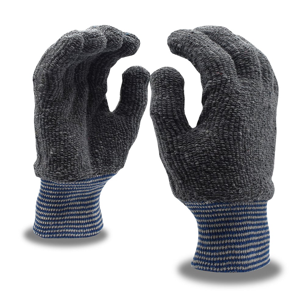 G - Line 24 - ounce Loop - Out Terry Gloves, Knit Wrist, 1 dozen (12 pairs) - Gorvex.com