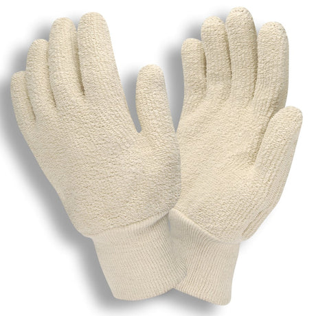 G - Line 24 - ounce Loop - Out Terry Gloves, Knit Wrist, 1 dozen (12 pairs) - Gorvex.com