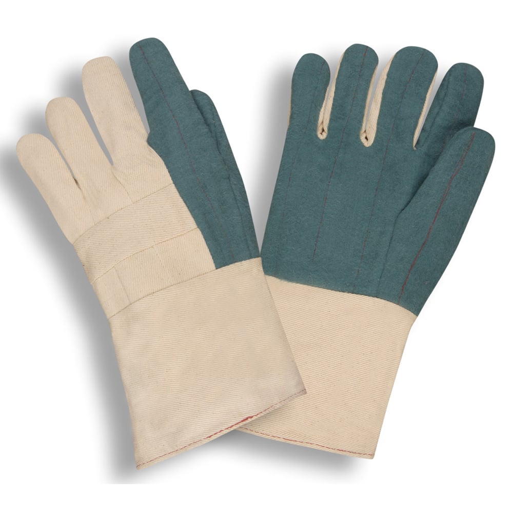 G - Line 3 - Ply Heavy Weight Hot Mill Cotton Gauntlet, Burlap Lined, 1 dozen (12 pairs) - Gorvex.com