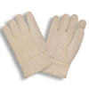 G - Line 3 - Ply Heavy Weight Hot Mill Cotton Gloves, Burlap Lined, 1 dozen (12 pairs) - Gorvex.com