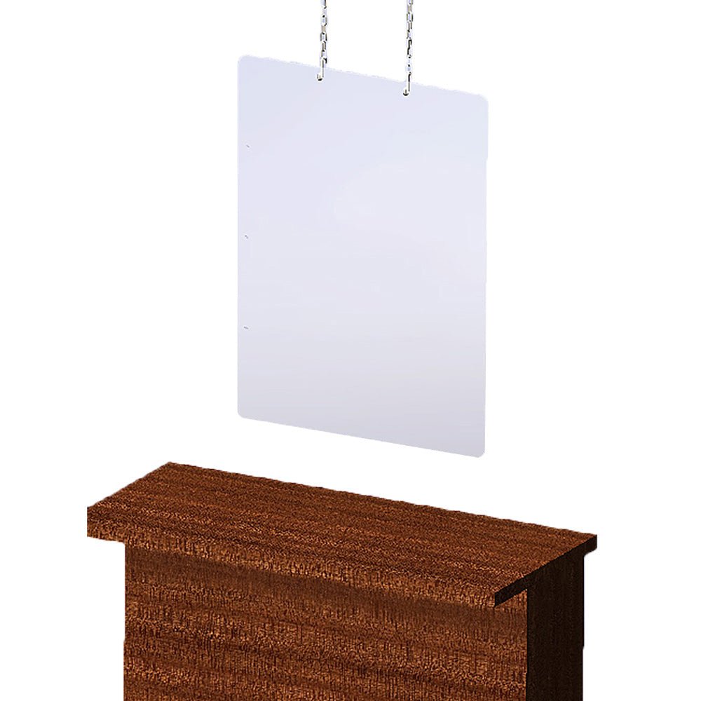 G - Line 3104 Hanging Acrylic Social Distancing Partition - Gorvex.com