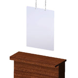G - Line 3104 Hanging Acrylic Social Distancing Partition - Gorvex.com
