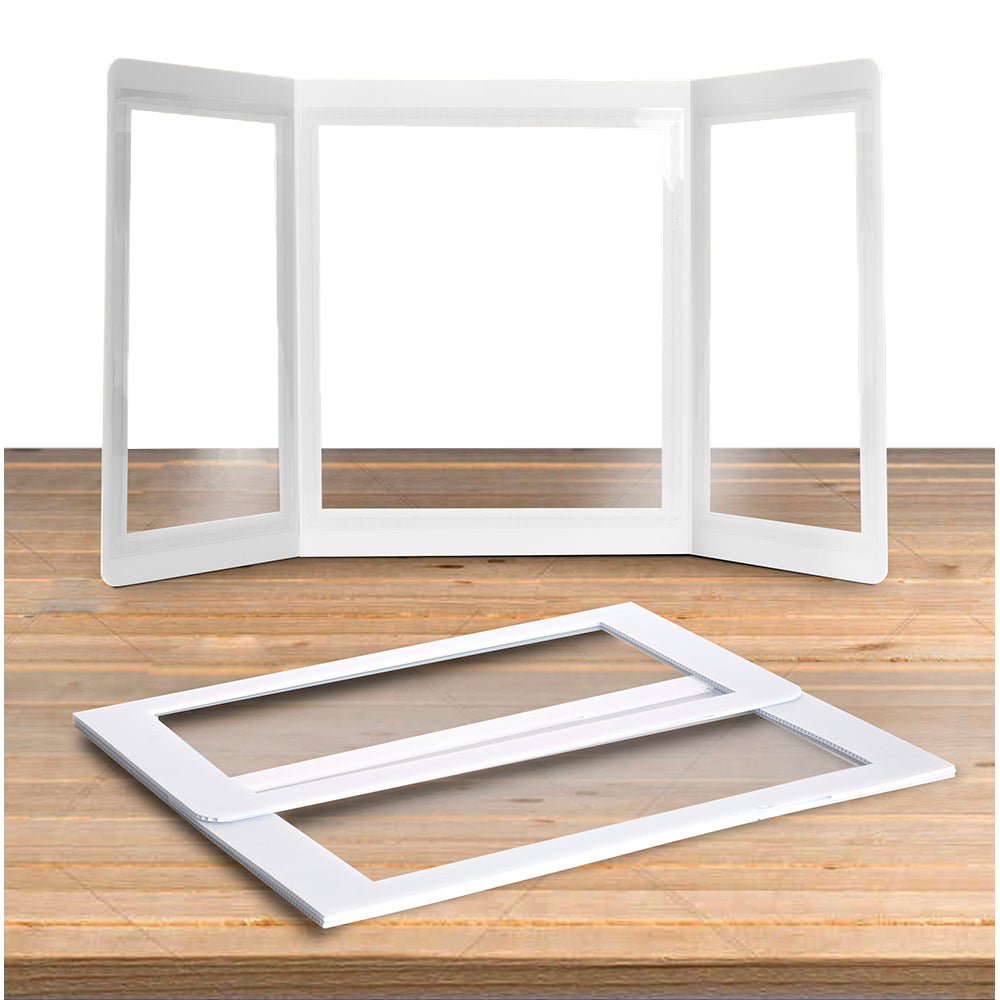 G - Line 3154 Portable Folding Desk Shield Divider - Gorvex.com